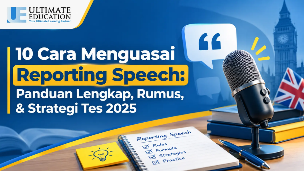 10 Cara Menguasai Reporting Speech: Panduan Lengkap, Rumus, & Strategi Tes 2025
