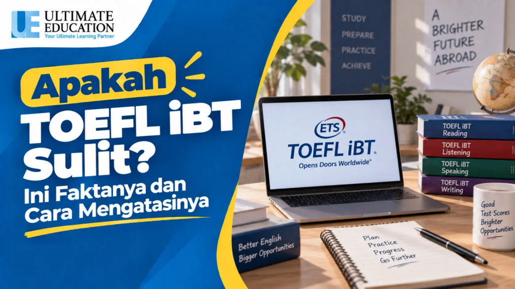 Apakah TOEFL iBT Sulit? Ini Faktanya dan Cara Mengatasinya