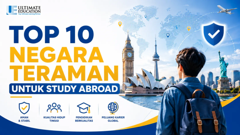 Top 10 Negara Teraman untuk Study Abroad